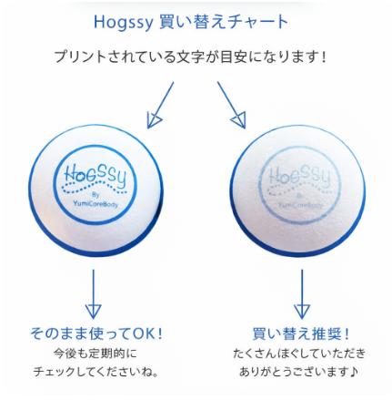 Hogssy(ホグッシー)の買い替え目安 – YumiCoreBody Studio